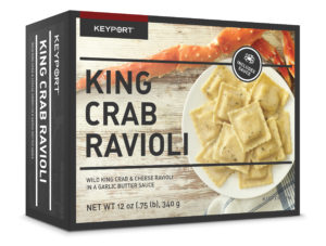 Keyport's King crab ravioli
